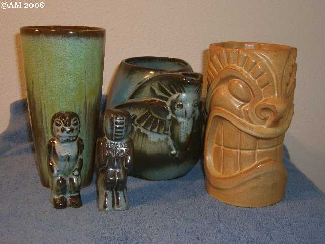 Tiki God shakers and friends